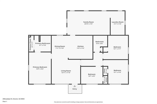 2965 Judylyn Drive, Decatur, GA 30033