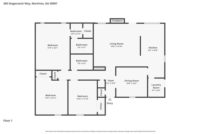360 Stagecoach Way, Martinez, GA 30907