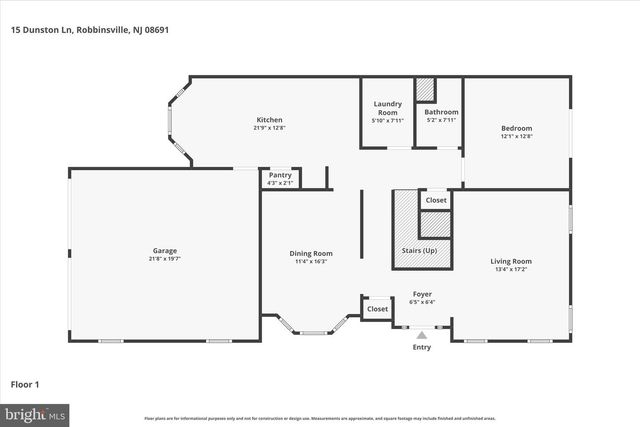 15 DUNSTON LN, Robbinsville, NJ 08691