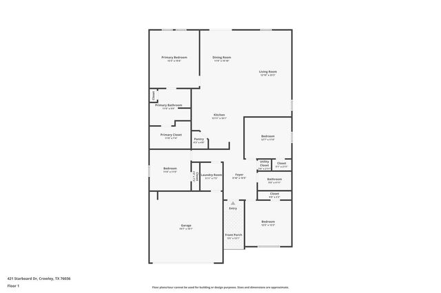 421 Starboard Drive, Crowley, TX 76036