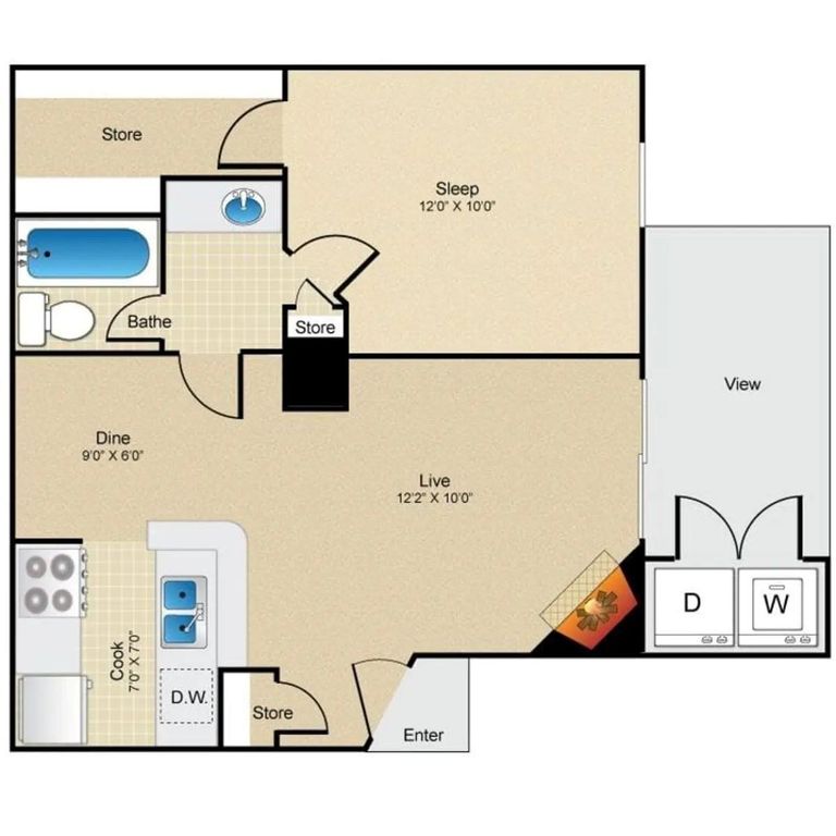 8110 Creekbend DR 616, Houston, TX 77071