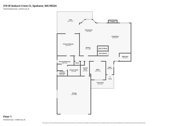 310 W AUBURN CREST Ct, Spokane, WA 99224