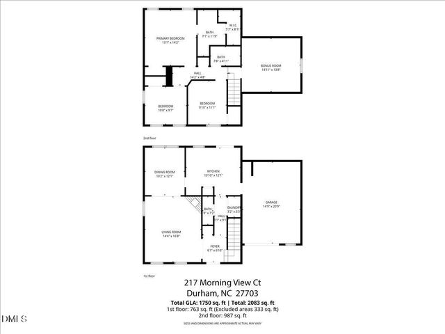 217 Morning View Court, Durham, NC 27703