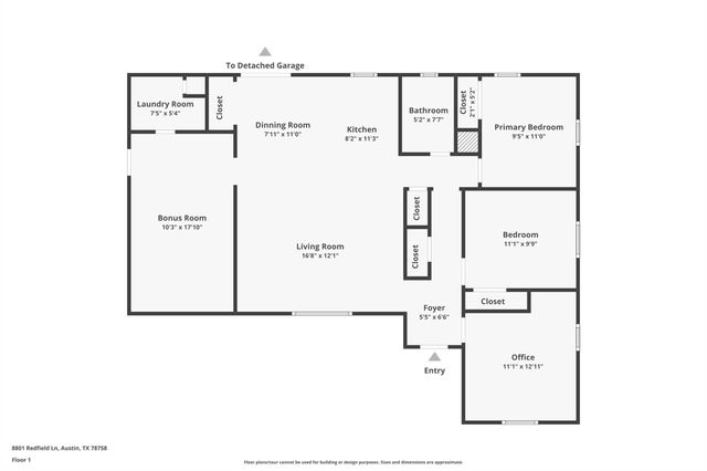 8801 Redfield LN, Austin, TX 78758