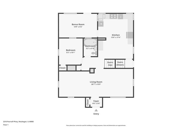 2218 Pearsall Parkway, Waukegan, IL 60085