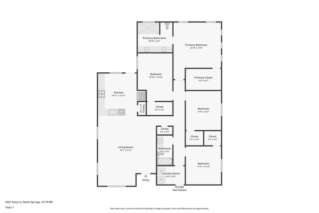 2321 Doty Lane, Balch Springs, TX 75180