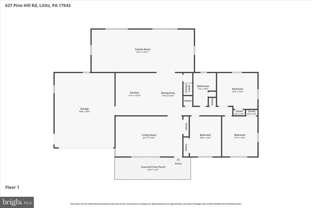 627 PINE HILL RD, Lititz, PA 17543