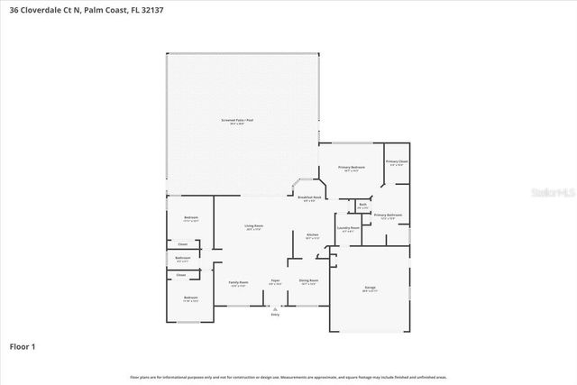36 CLOVERDALE COURT N, Palm Coast, FL 32137