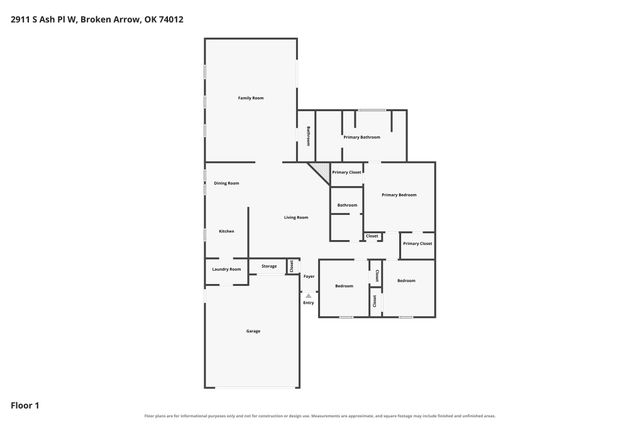 2911 S Ash Place, Broken Arrow, OK 74012