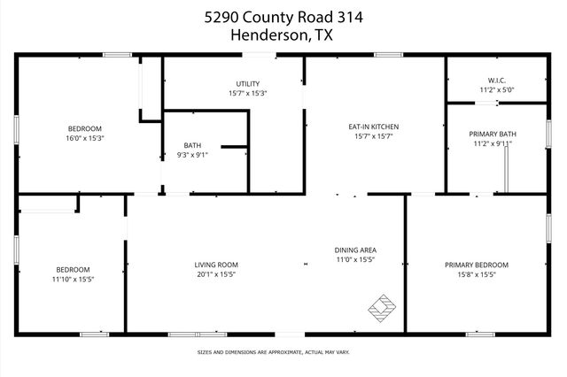 5290 S County Road 314, Henderson, TX 75654
