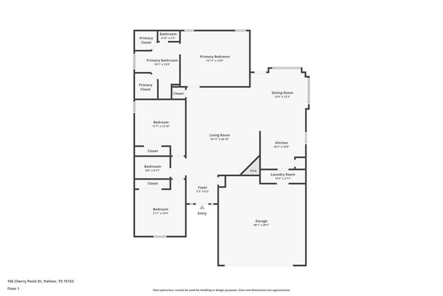 105 Cherry Point Drive, Palmer, TX 75152