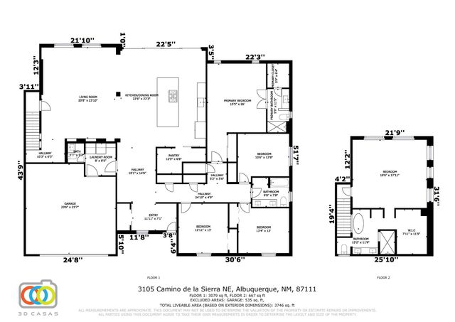 3105 Camino De La Sierra Lane NE, Albuquerque, NM 87111