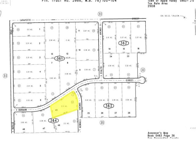 0 Burbank, Apple Valley, CA 92307