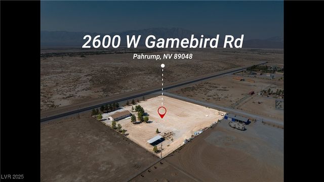2600 West Gamebird Road, Pahrump, NV 89048