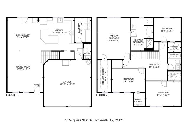 1524 Quails Nest Drive, Fort Worth, TX 76177