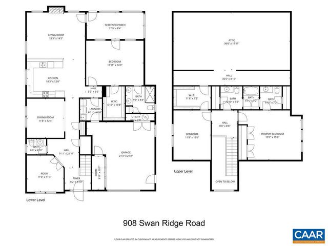 908 SWAN RIDGE RD, Charlottesville, VA 22903