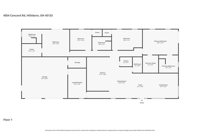 4054 Concord Road, New Market Twp, OH 45133