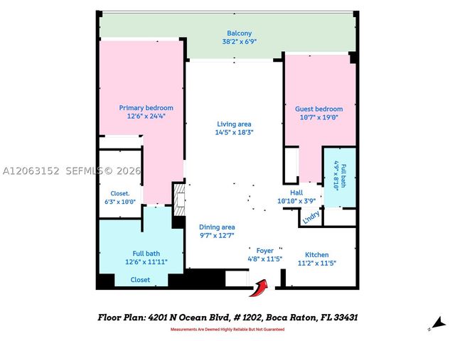 4201 N Ocean Blvd 1202, Boca Raton, FL 33431