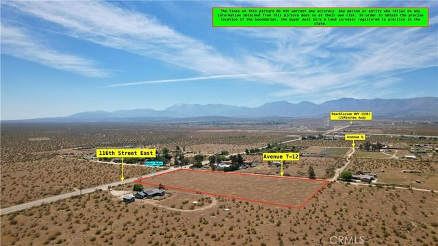 0 Corner of 116th street East and avenue T-12, Littlerock, CA 93543
