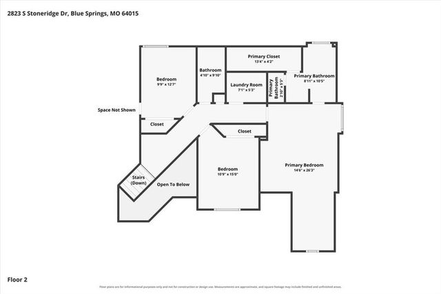 2823 S Stoneridge Drive, Blue Springs, MO 64015
