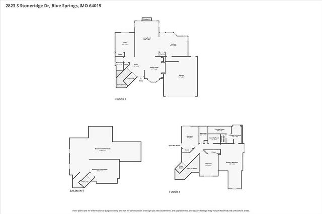 2823 S Stoneridge Drive, Blue Springs, MO 64015
