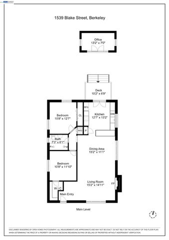 1539 BLAKE STREET, Berkeley, CA 94703