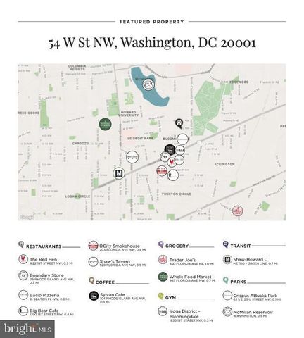 54 W ST NW, Washington, DC 20001