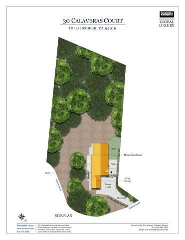 30 Calaveras Court, Hillsborough, CA 94010