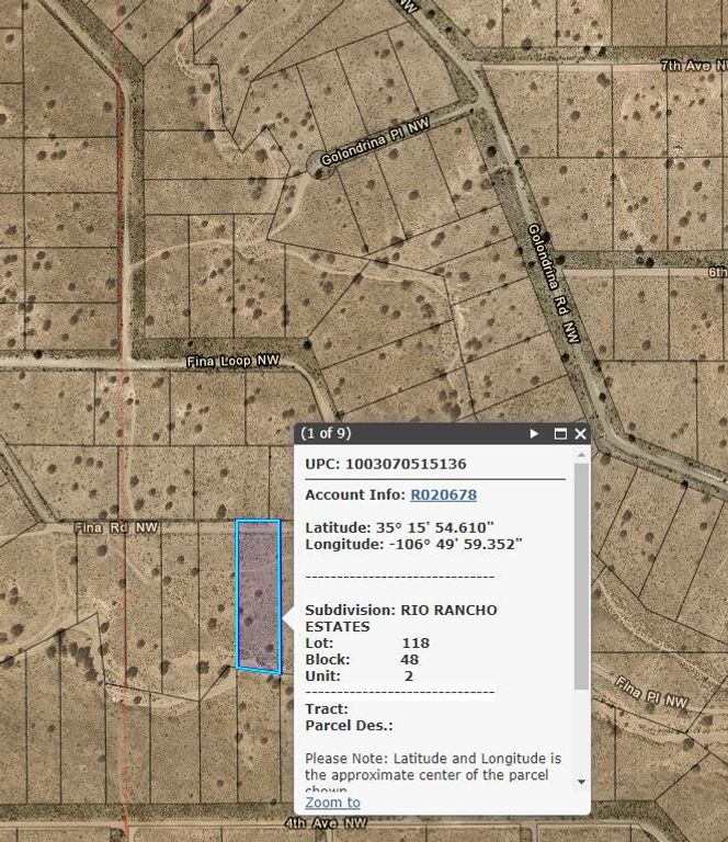 00 Fina Road NW, Rio Rancho, NM 87124