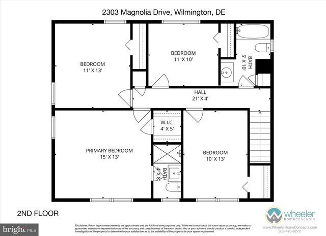 2303 MAGNOLIA DR, Wilmington, DE 19810