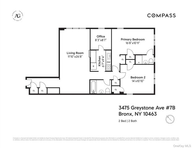 3475 Greystone Avenue 7B, Bronx, NY 10463