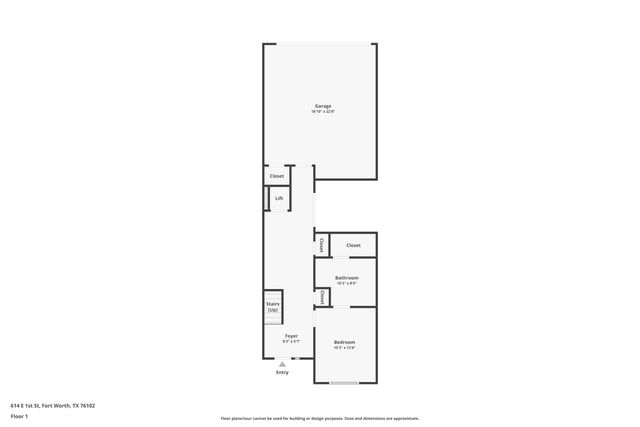 614 E 1st Street, Fort Worth, TX 76102