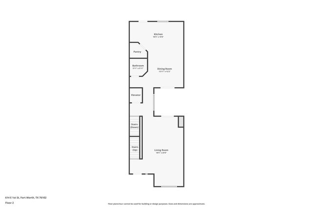 614 E 1st Street, Fort Worth, TX 76102