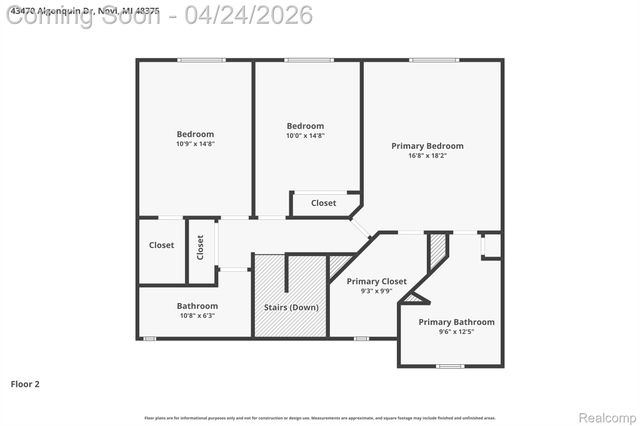 43470 Algonquin Drive, Novi, MI 48375