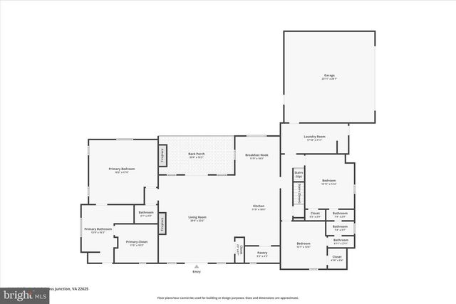 886 MIDDLE FORK RD, Cross Junction, VA 22625