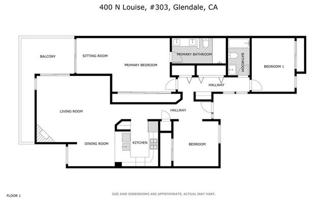 400 N Louise 303, Glendale, CA 91206