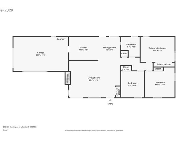 2140 Sw HUNTINGTON Ave, Portland, OR 97225