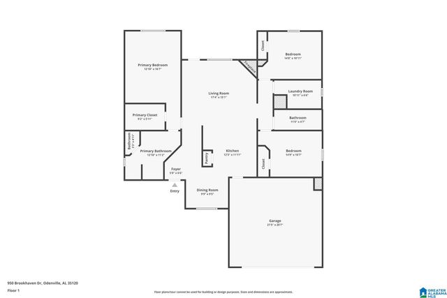 950 BROOKHAVEN DRIVE, Odenville, AL 35120