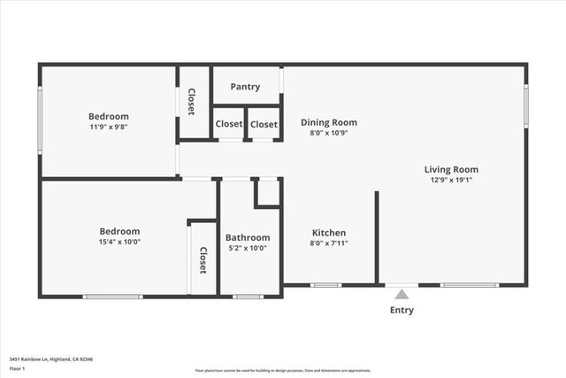 3451 Rainbow Lane, Highland, CA 92346