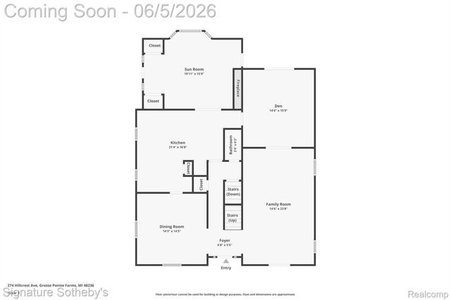 274 Hillcrest Avenue, Grosse Pointe Farms, MI 48236