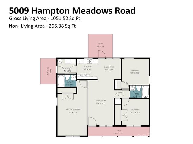 5009 Hampton Meadows Road, Monroe, NC 28110