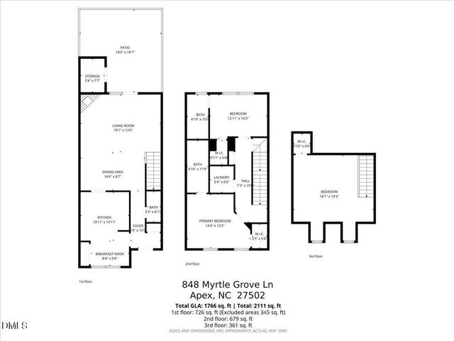 848 Myrtle Grove Lane, Apex, NC 27502