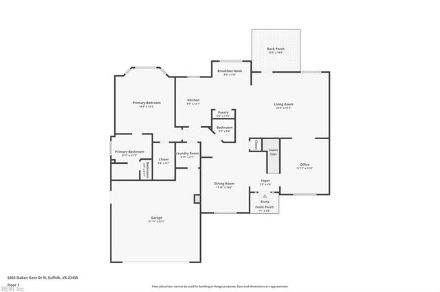 6303 S Oaken Gate DR, Suffolk, VA 23435