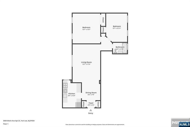 3020 Edwin Avenue 2C, Fort Lee, NJ 07024