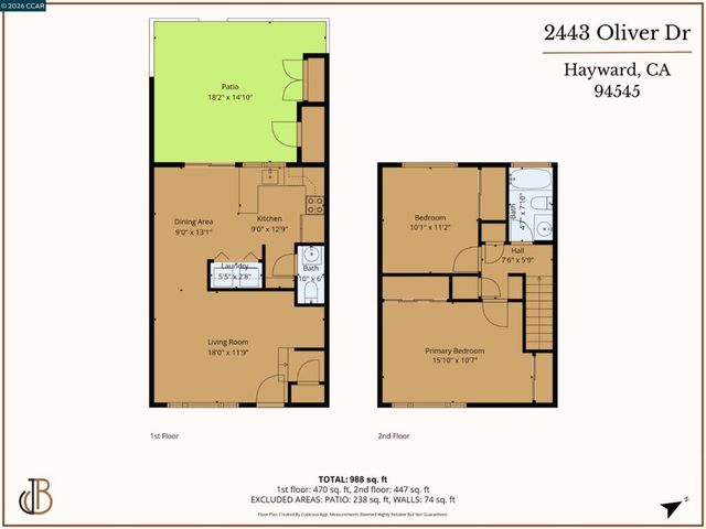 2443 Oliver Dr, Hayward, CA 94545