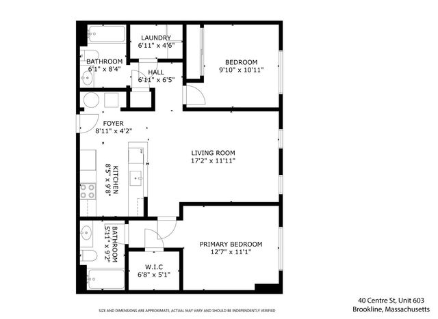 40 Centre St 603, Brookline, MA 02446