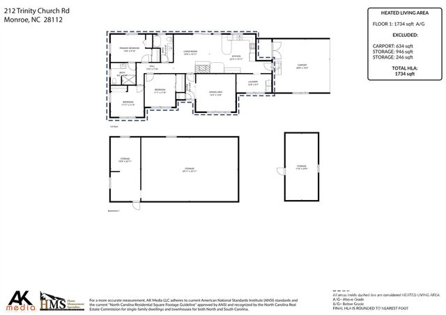 212 Trinity Church Road, Monroe, NC 28112