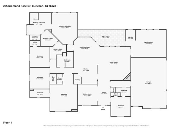 225 Diamond Rose Drive, Burleson, TX 76028