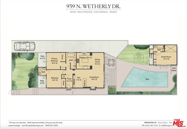 939 N Wetherly Drive, West Hollywood, CA 90069