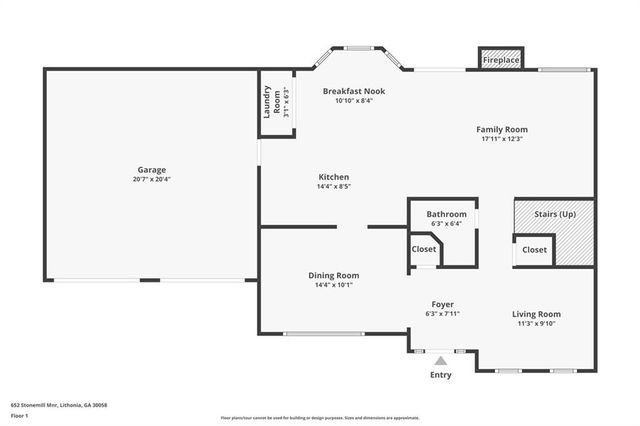 652 Stonemill Manor, Lithonia, GA 30058